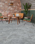 6mm ABA Badal Grey Marble Design SPC rigid core flooring - 6002
