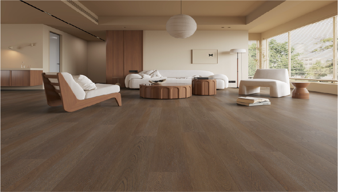 6mm ABA Walnut Whisper SPC rigid core flooring - 8806